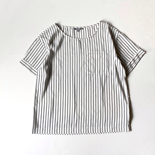 ユニクロ(UNIQLO)のUNIQLO ストライプTシャツ(Tシャツ(半袖/袖なし))