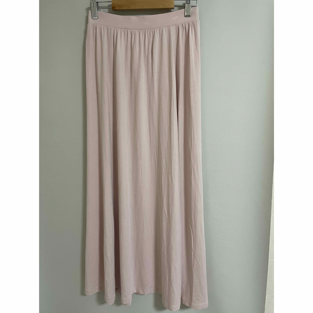 UNIQLO(ユニクロ)のユニクロ　ロングスカート　ピンク　S レディースのスカート(ロングスカート)の商品写真