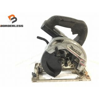 マキタ(Makita)の☆中古品☆ makita マキタ 18V 165mm 充電式マルノコ HS631DZ 黒/ブラック 本体のみ コードレス 丸のこ/丸ノコ/丸鋸 木工用 切断 89300(工具)