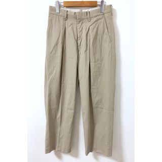 ウル(URU)のURU（ウル）21SCG03　COTTON GABARDINE 1TUCK PANTS　コットンギャバジン 1タックパンツ【E3099-007】(その他)