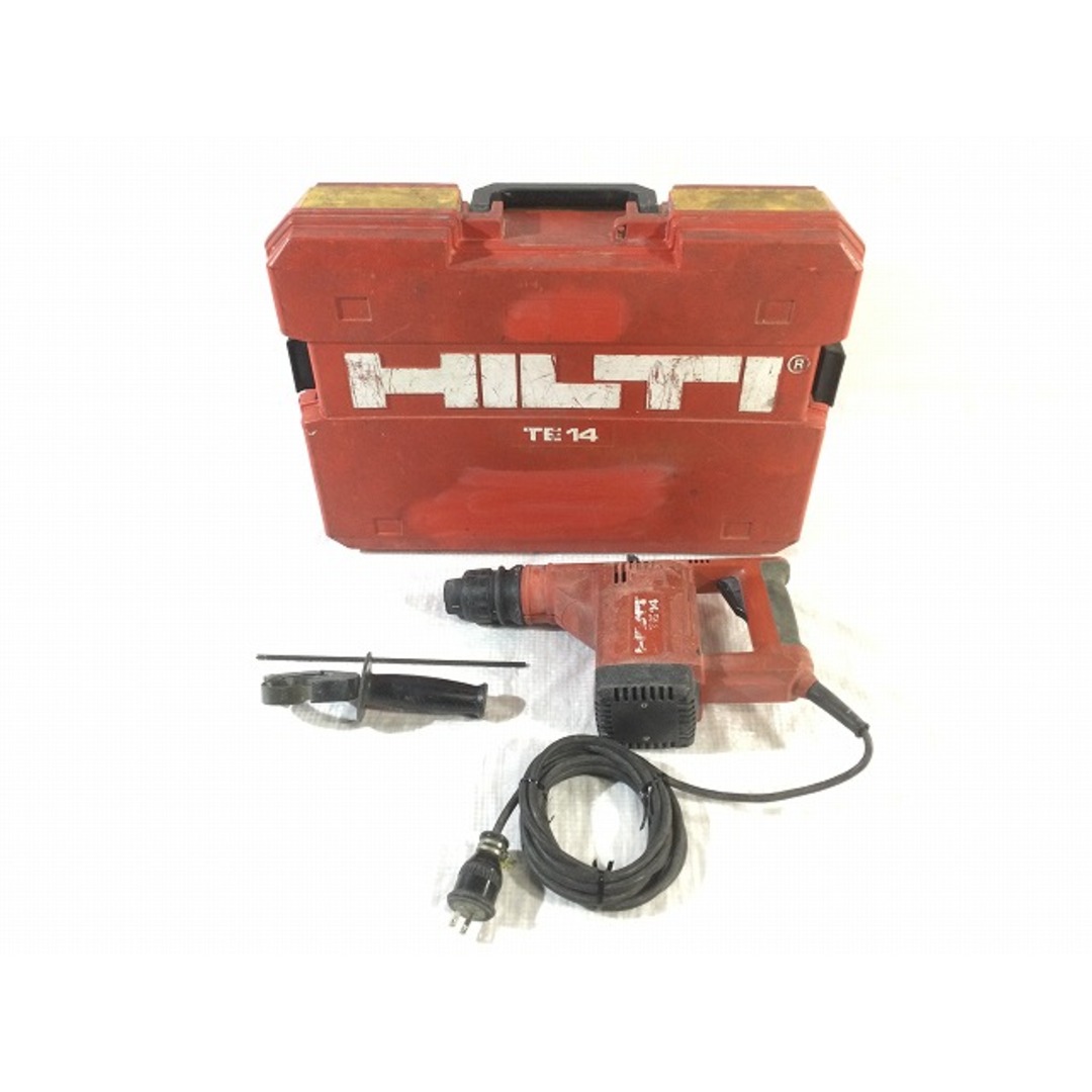 ☆中古品☆HILTI ヒルティ 100V ロータリーハンマードリル TE14 ケース付 SDSプラス コード式 ロータリハンマドリル 穴あけ 穿孔 89553 自動車/バイクのバイク(工具)の商品写真