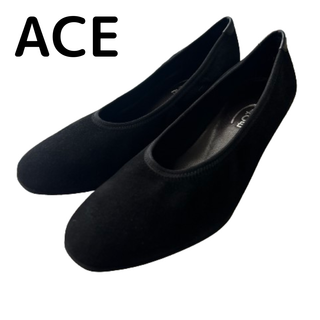 エース(ace.)の【最終値下げ】 ACE エース スウェード パンプス 22.0cm  美品 中古(ハイヒール/パンプス)