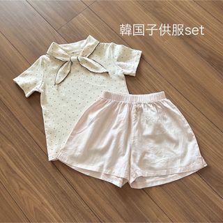 韓国子供服 夏服セット L 110 女の子(Tシャツ/カットソー)