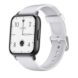 スマートウォッチ 1.69インチ 腕時計 Bluetooth5.0　ホワイト(腕時計)
