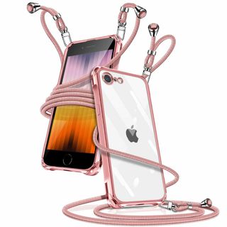 【サイズ:iPhone7/8/se2/se3_色:ローズゴールド】iPhone (その他)