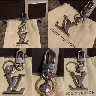 LOUIS VUITTON - 鑑定済 LOUIS VUITTON ポルト クレ LV ファセット キーリング