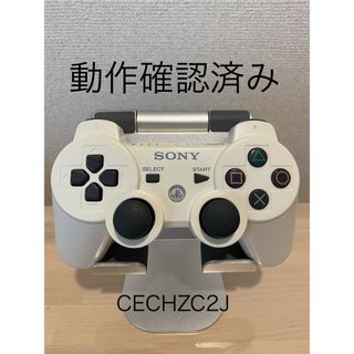 PS3 コントローラー 白 純正 SIXAXIS 動作確認済み CECHZC2J(家庭用ゲーム機本体)