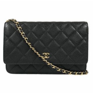 シャネル(CHANEL)のCHANEL シャネル　マトラッセ　キャビアスキン　バッグ　チェーンウォレット(ショルダーバッグ)