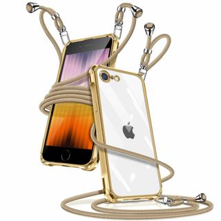 【サイズ:iPhone7/8/se2/se3_色:金】iPhone 7 ケース (その他)