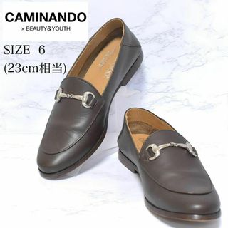 【美品】caminando ビットローファー　カミナンド　23cm(ローファー/革靴)