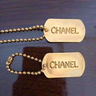 CHANEL - 【２点セット】CHANEL　ヴィンテージ　チャーム　ネックレス　キーホルダー