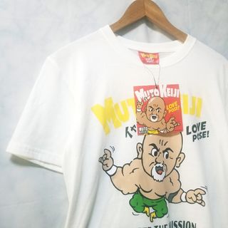 MUTO KEIJI　プロレスラー　武藤敬司　新品　Tシャツ　Mサイズ　白色(Tシャツ/カットソー(半袖/袖なし))