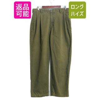 ラルフローレン(Ralph Lauren)の90s ポロ ラルフローレン コットン チノ パンツ メンズ 34 30 古着 90年代 オールド チノパン ストレート スラックス ポロチノ ツータック(チノパン)