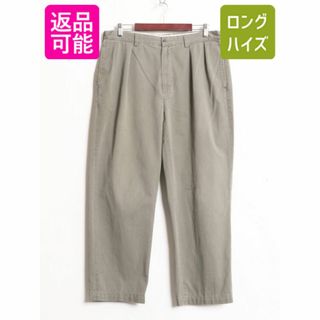 ラルフローレン(Ralph Lauren)の90s ポロ ラルフローレン コットン チノ パンツ メンズ 35 30 古着 90年代 オールド チノパン ストレート スラックス ポロチノ ツータック(チノパン)