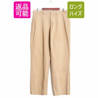 ラルフローレン(Ralph Lauren)の90s ポロ ラルフローレン コットン チノ パンツ メンズ 34 32 90年代 オールド チノパン ストレート ノータック アーミー タイプ ベージュ(チノパン)