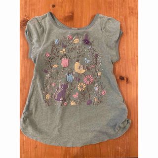 アナスイミニ(ANNA SUI mini)のアナスイミニ  カットソー 猫 花 サイズ130 (Tシャツ/カットソー)