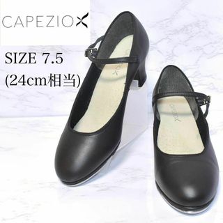 【美品】capezio カペジオ　タップシューズ　パンプス　ストラップ　24cm(ハイヒール/パンプス)