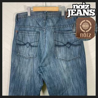 noiz jeans デニム パンツ 極太 バギー B系 ダボパン 38 ワイド(デニム/ジーンズ)