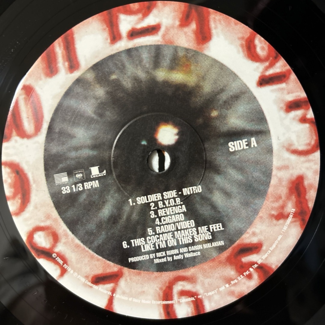 System Of A Down Mezmerize レコード LP vinyl エンタメ/ホビーのエンタメ その他(その他)の商品写真