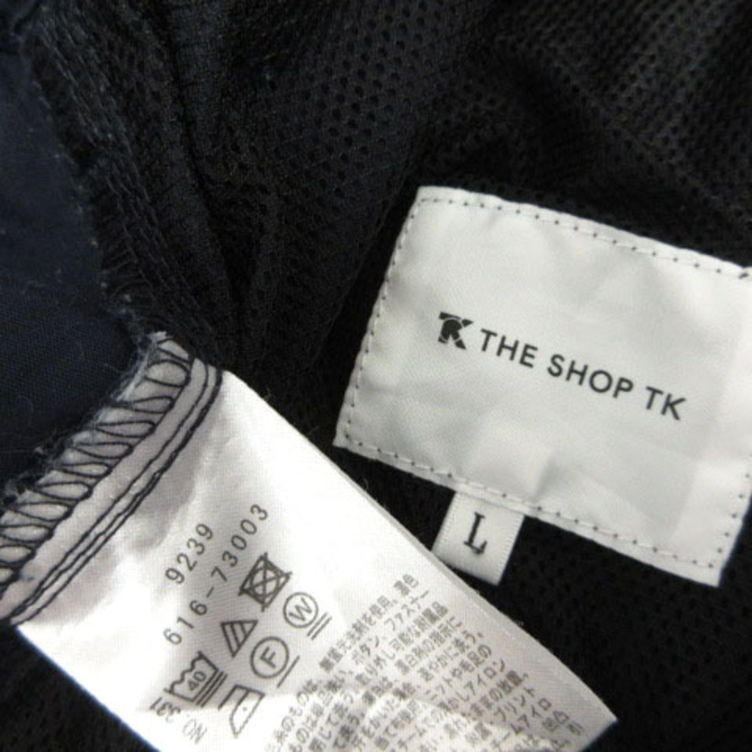 THE SHOP TK(ザショップティーケー)のTHE SHOP TK パンツ ショートパンツ ウエストゴム ストレッチ 紺 L メンズのパンツ(ショートパンツ)の商品写真