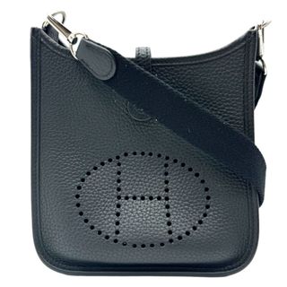 エルメス(Hermes)の　エルメス HERMES エヴリンTPM Y刻印 ブラック シルバー金具 トリヨンクレマンス レディース ショルダーバッグ(ショルダーバッグ)