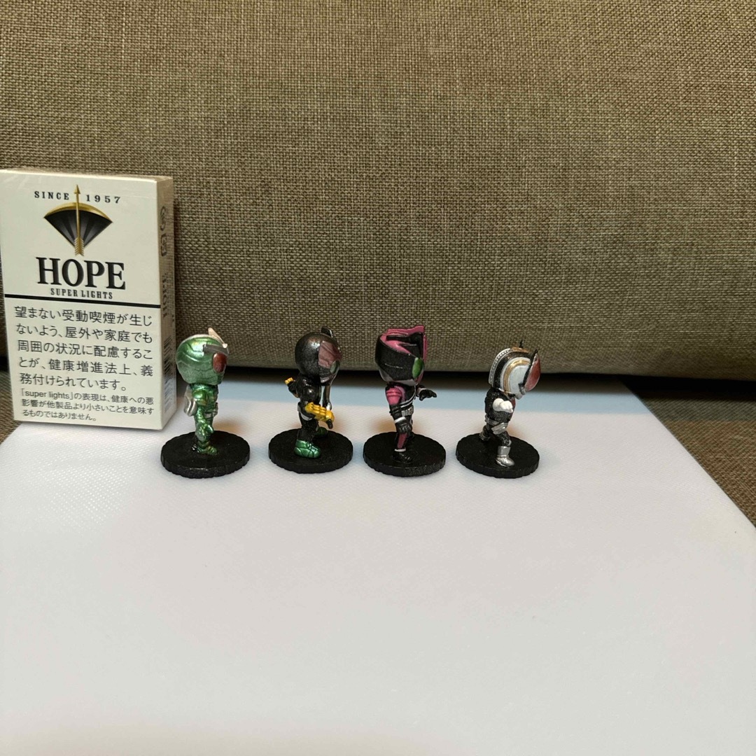 仮面ライダーシリーズ(ミニフィギュア4体セット) ハンドメイドのおもちゃ(フィギュア)の商品写真