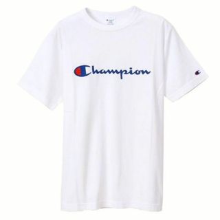 Champion - 【新品】チャンピオン 定番 肌触り◎ ビッグロゴ コットン 半袖Tシャツ 白 M