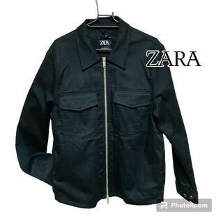 ザラ(ZARA)の新品未使用 ZARA メンズ ジャケット ブラック M 黒 ザラ(その他)