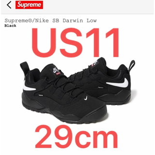 シュプリーム(Supreme)の29cm Supreme Nike SB Darwin Low Black(スニーカー)