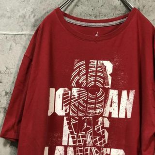 AIR JORDAN ジャンプマン USA輸入 足跡 Tシャツ(Tシャツ/カットソー(半袖/袖なし))