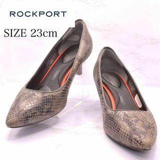 ロックポート ROCKPORT パイソン柄 ヘビ柄 パンプス 23(ハイヒール/パンプス)