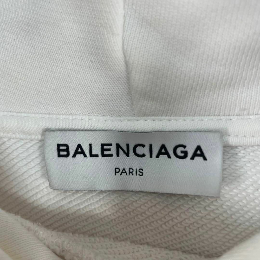 Balenciaga(バレンシアガ)のBALENCIAGA パーカー フードロゴ オーバーサイズ ドロップショルダー メンズのトップス(パーカー)の商品写真