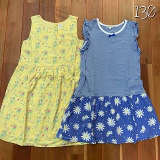 ギャップキッズ(GAP Kids)のギャップ キッズ  サンカンシオン 花柄 ワンピース 女の子 130 2点セット(ワンピース)