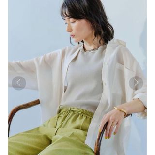 ユナイテッドアローズグリーンレーベルリラクシング(UNITED ARROWS green label relaxing)のgreen label relaxing♡シアーシャツ シャツ(シャツ/ブラウス(長袖/七分))