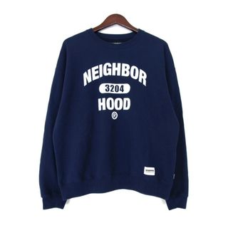 NEIGHBORHOOD - ネイバーフッド NEIGHBORHOOD ■ 23SS 【 COLLEGE SWEATSHIRT LS 231FPNH CSM01】 カレッジ ロゴ プリント スウェットシャツ トレーナー w19007