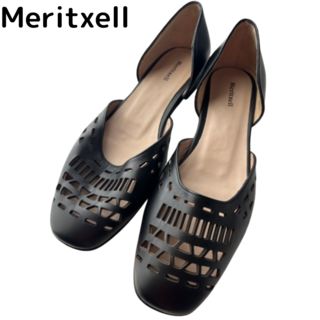 最終値下 Meritxell メリチェル 23.0cm パンプス セール品 黒 (ハイヒール/パンプス)