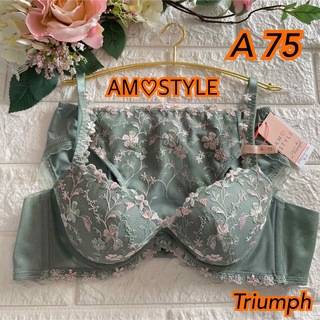 アモスタイル(AMO'S STYLE)のTriumph トリンプ  チャーミングラマーA75 半額❣️可愛い♡ᵕ̈(ブラ&ショーツセット)