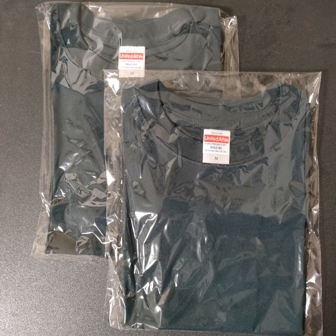 United Athle Tシャツ 5942-01 スレート x2 メンズのトップス(Tシャツ/カットソー(半袖/袖なし))の商品写真