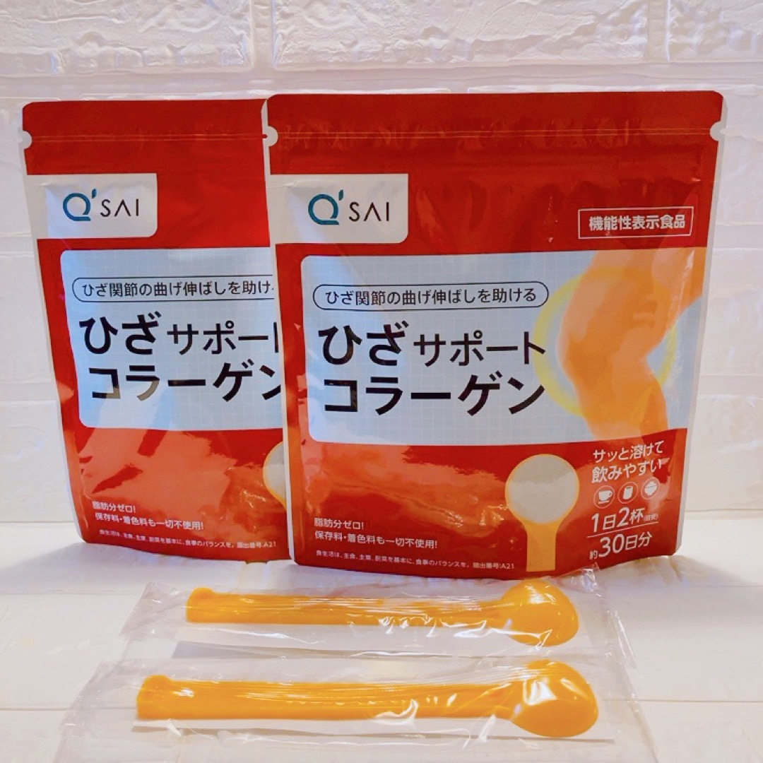 Q'SAI(キューサイ)のキューサイ ひざサポートコラーゲン 150g (約30日分) 専用スプーン付  食品/飲料/酒の健康食品(コラーゲン)の商品写真