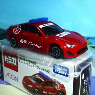 タカラトミー(Takara Tomy)のトミカ AEON NO.38 トヨタ86 富士スピードウェイ オフィシャルカー(ミニカー)