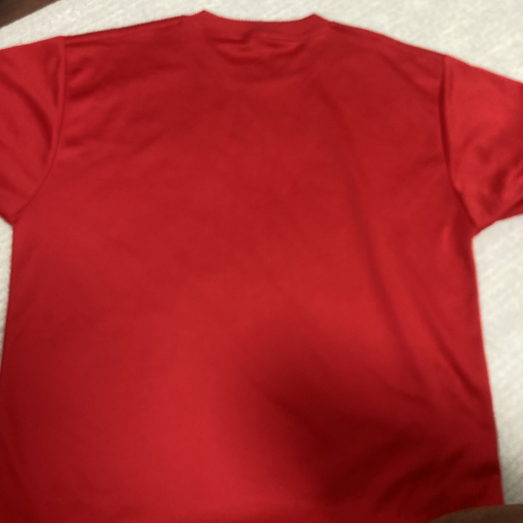 卓球　アンドロ　シャツ　ユニフォーム　赤　Mサイズ メンズのトップス(Tシャツ/カットソー(半袖/袖なし))の商品写真