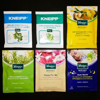 クナイプ(Kneipp)のクナイプ バスソルト 6袋 6種類 入浴剤(入浴剤/バスソルト)