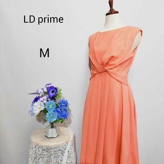 エルディープライム(LD prime)のLD prime 極上美品　ドレス　ワンピース　パーティー　Мサイズ　オレンジ(ナイトドレス)
