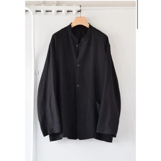 COMOLI - 24SS COMOLIカナパスタンドカラージャケット(BLACK) 4