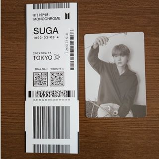 防弾少年団(BTS) - BTS BTS POPUP  MONOCHROME 　入場特典　SUGA