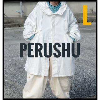 Perushu ペルーシュ　アウターメンズオーバースノーパーカー　モッズコートL(モッズコート)