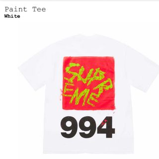 シュプリーム(Supreme)のSupreme Paint Tee White S(Tシャツ/カットソー(半袖/袖なし))