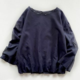 ニコルソンアンドニコルソン(nicolson&nicolson)の極美品♪ニコルソンアンドニコルソン◆KALON　オーガンジーバルーンブラウス(シャツ/ブラウス(長袖/七分))