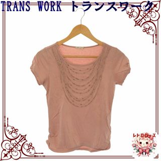 トランスワーク(TRANS WORK)のTRANS WORK トランスワーク トップス カットソー おしゃれ 半袖(カットソー(半袖/袖なし))