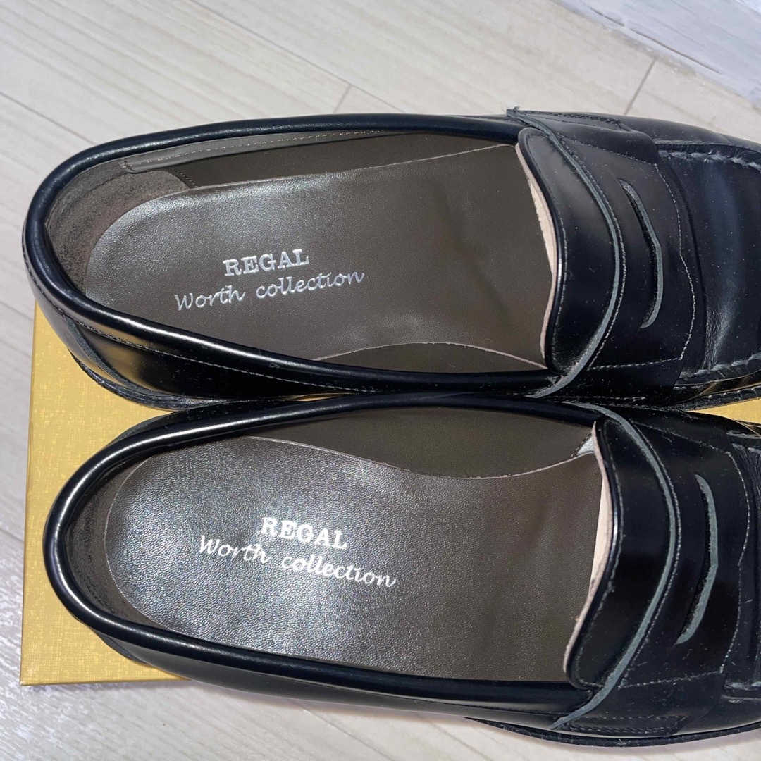 REGAL(リーガル)のREGAL リーガル　ローファー　黒　24センチ メンズの靴/シューズ(ドレス/ビジネス)の商品写真